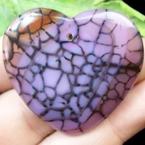 Dragon Vein Natural Agate Stone Pendant