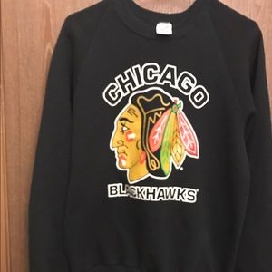 Vintage Chicago Blackhawks crew neck sweater