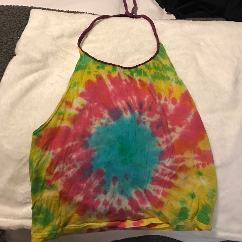 tie dye halter