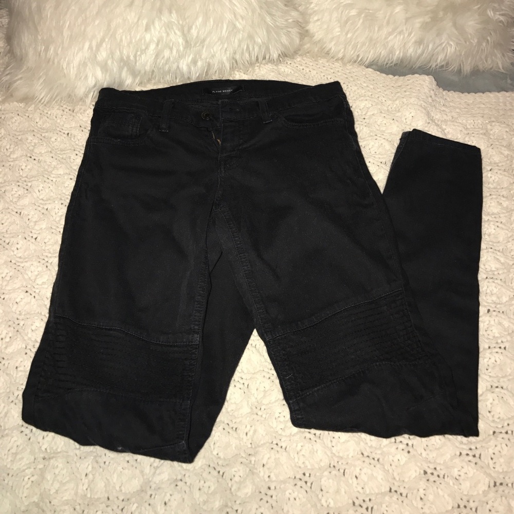 Black Moto Pants🏁