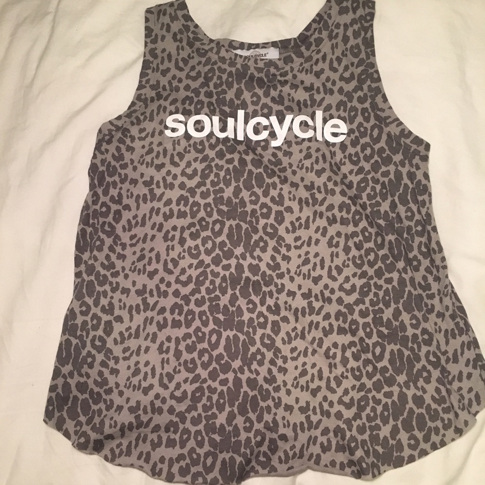 SoulCycle Cheetah Print Tank