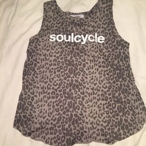 SoulCycle Cheetah Print Tank