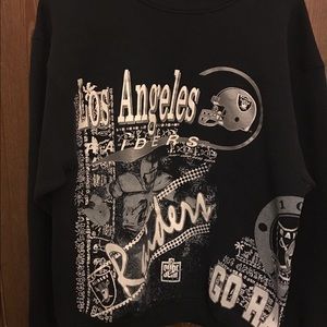 Vintage Oakland Raiders crew neck sweater