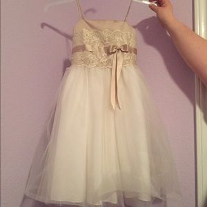 David's Bridal flower girl dress