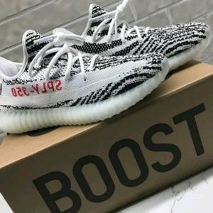 Zebra Yeezys