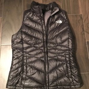 Women's black North Face vest