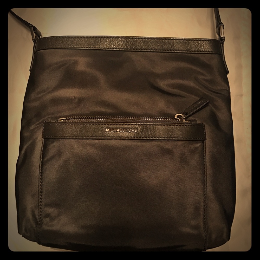 Michael Kors charcoal grey purse