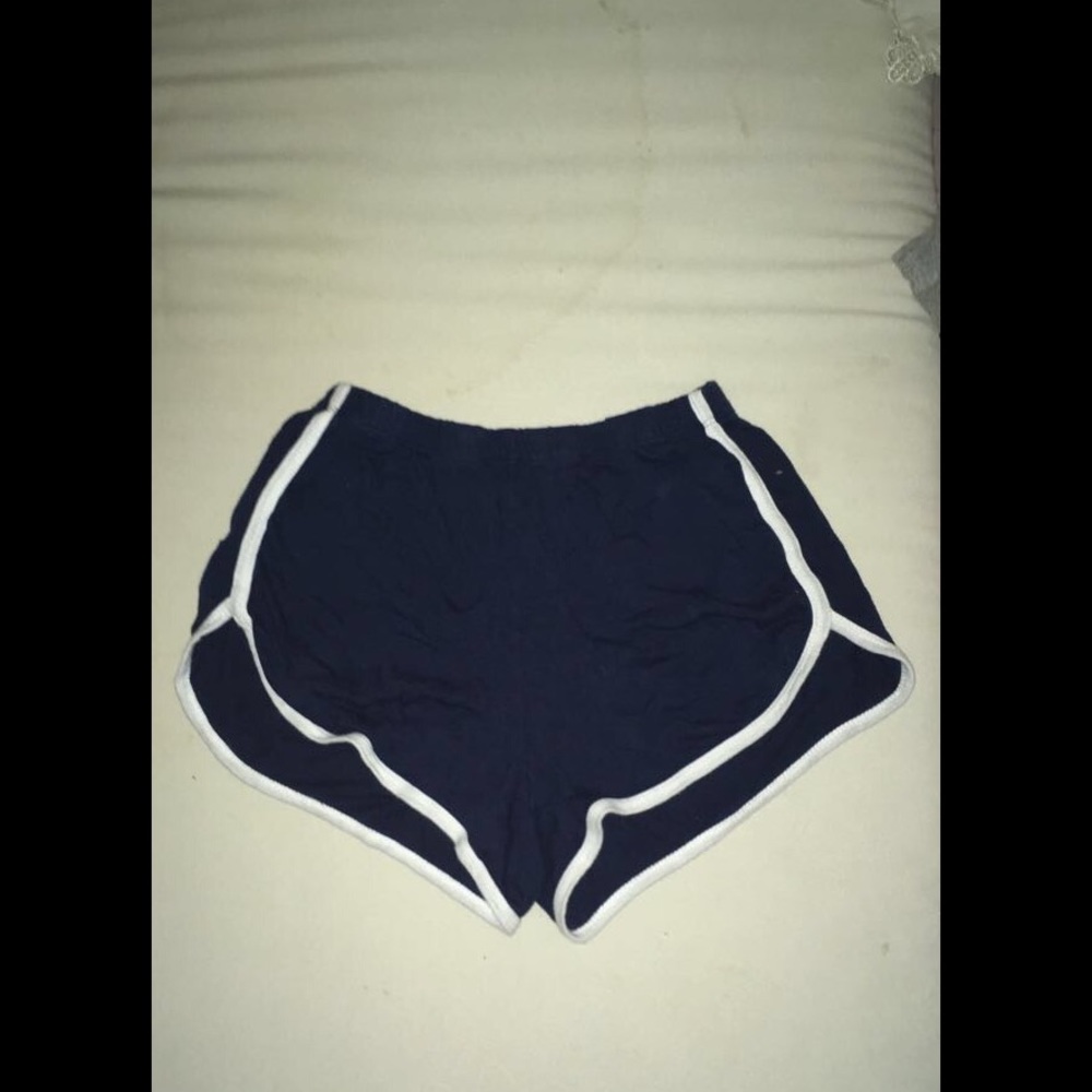 Navy Booty Shorts