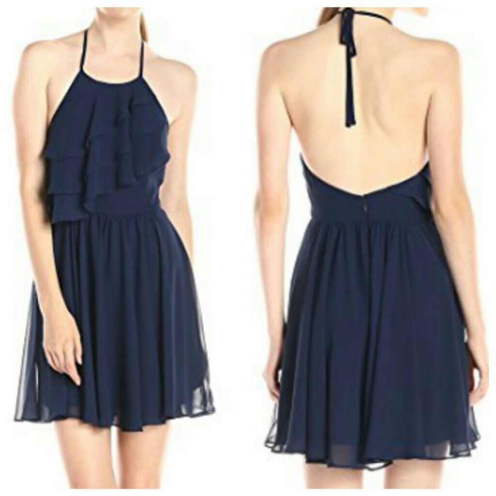 BCBGeneration Navy Blue Dress