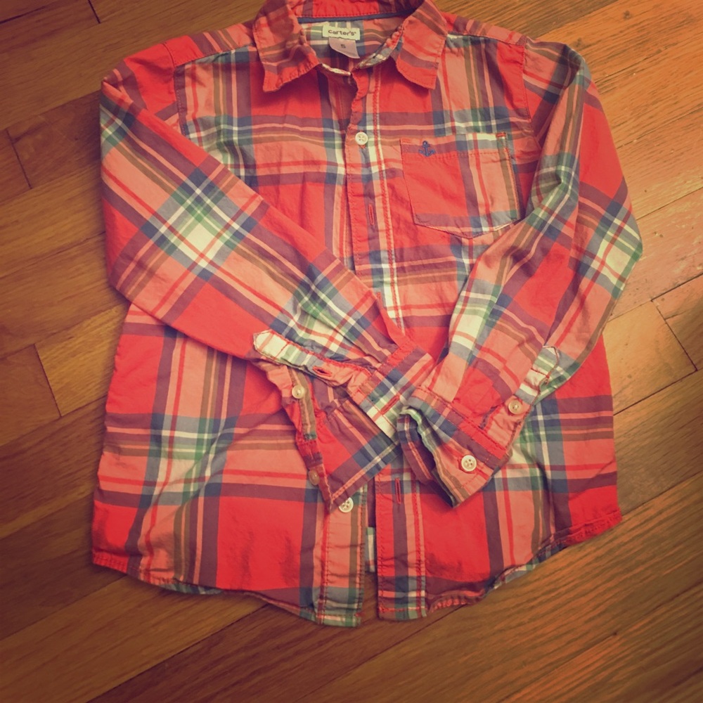 Plaid Spring Boys button up
