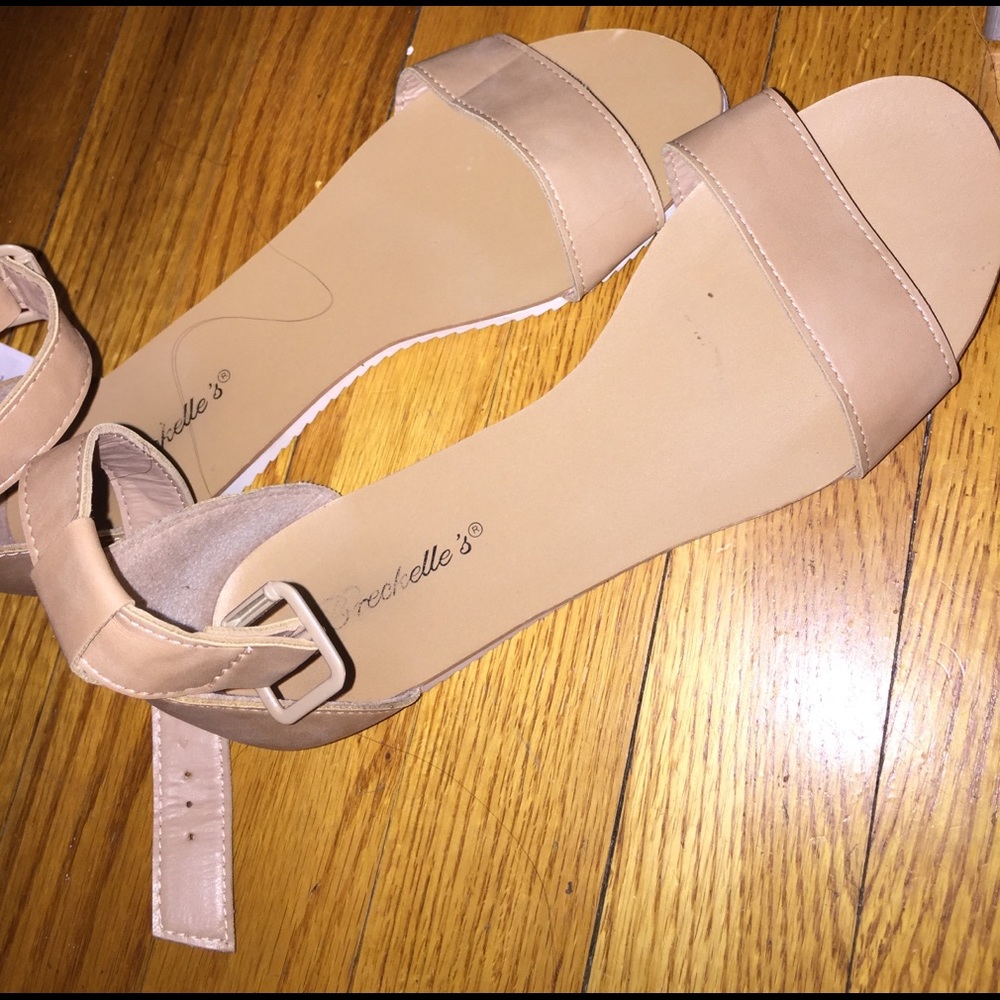 Nude sandals