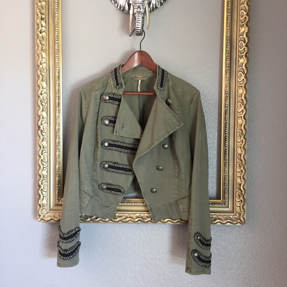 Free People Military Jacket