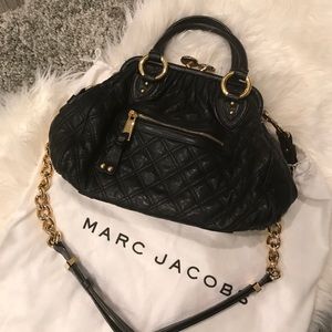 Marc Jacobs Stam Bag in Black with Gold