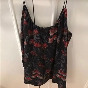 Tucker Silk Blouse, size small