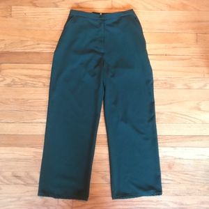 Green High Waist Vintage Culottes