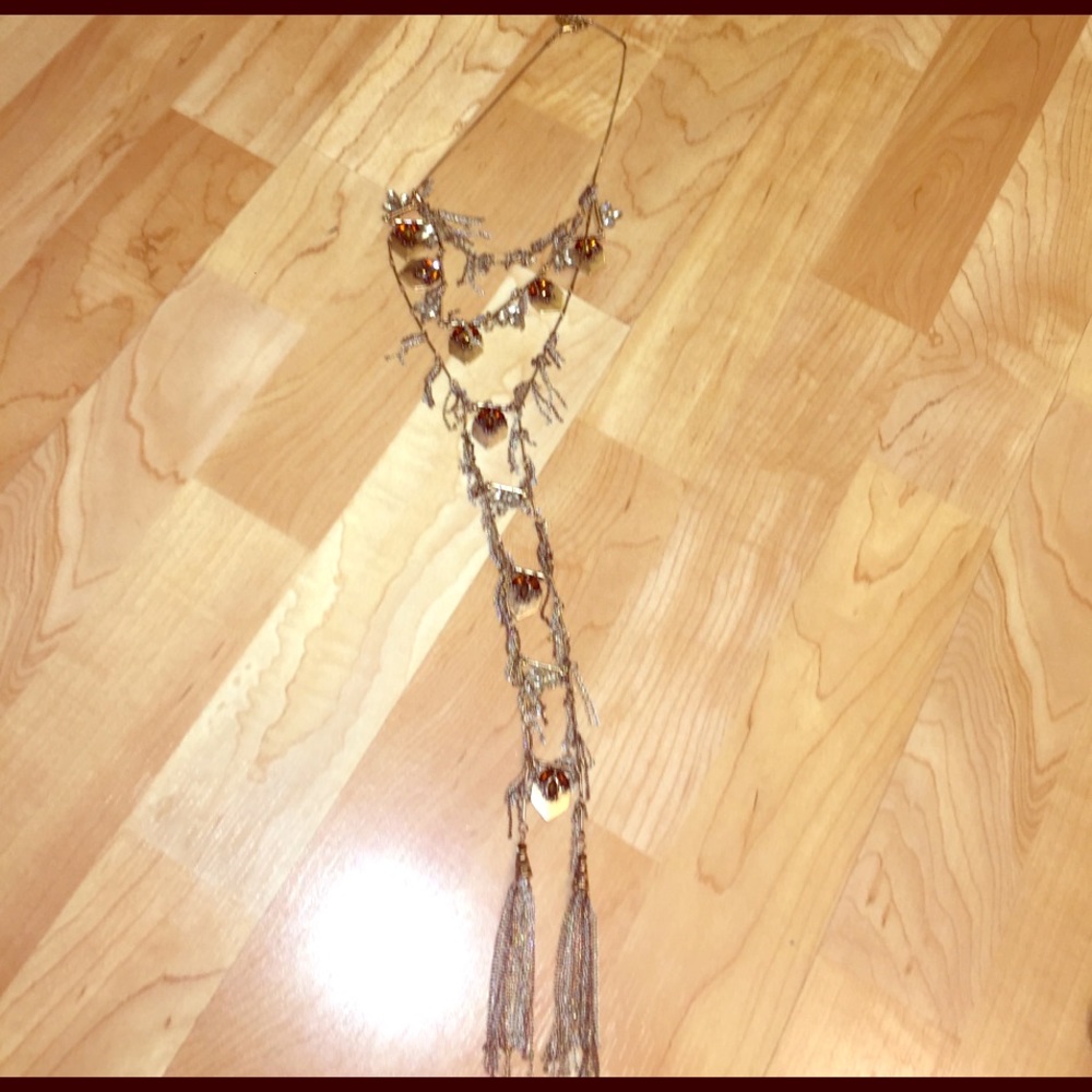 Unique gold necklace