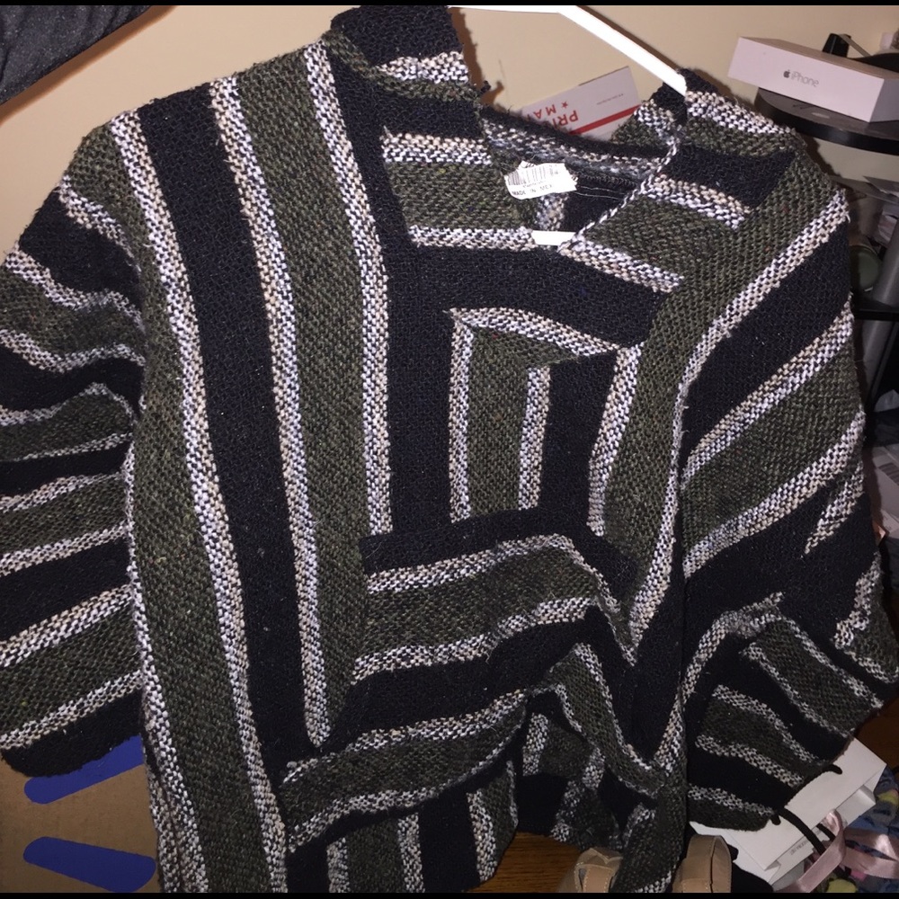 Knit hoodie