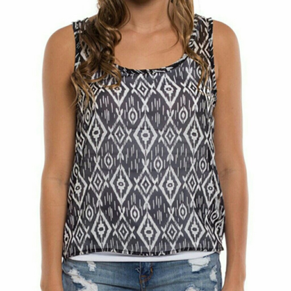 BRAND NEW!! Sheer blouse