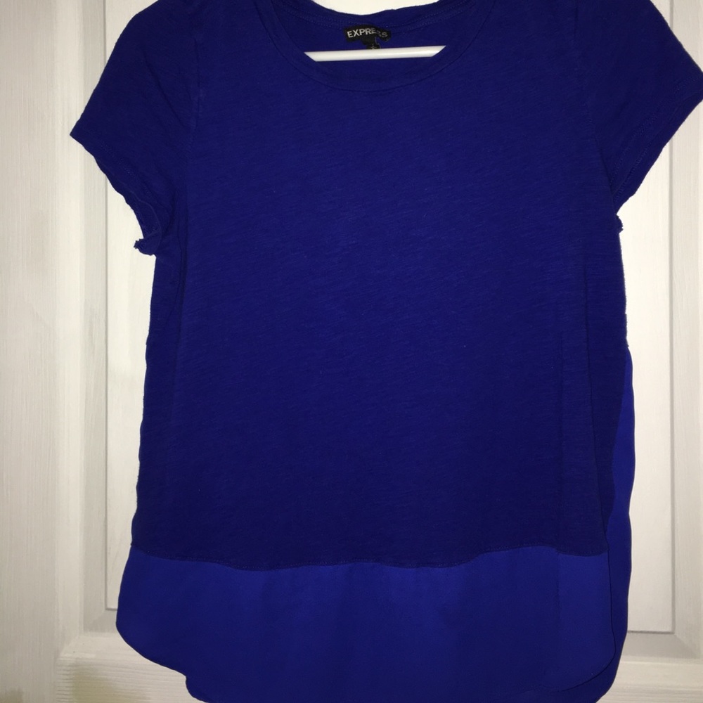 Express Royal Blue Top