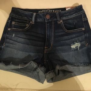 High rise shorts