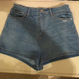 High rise shorts