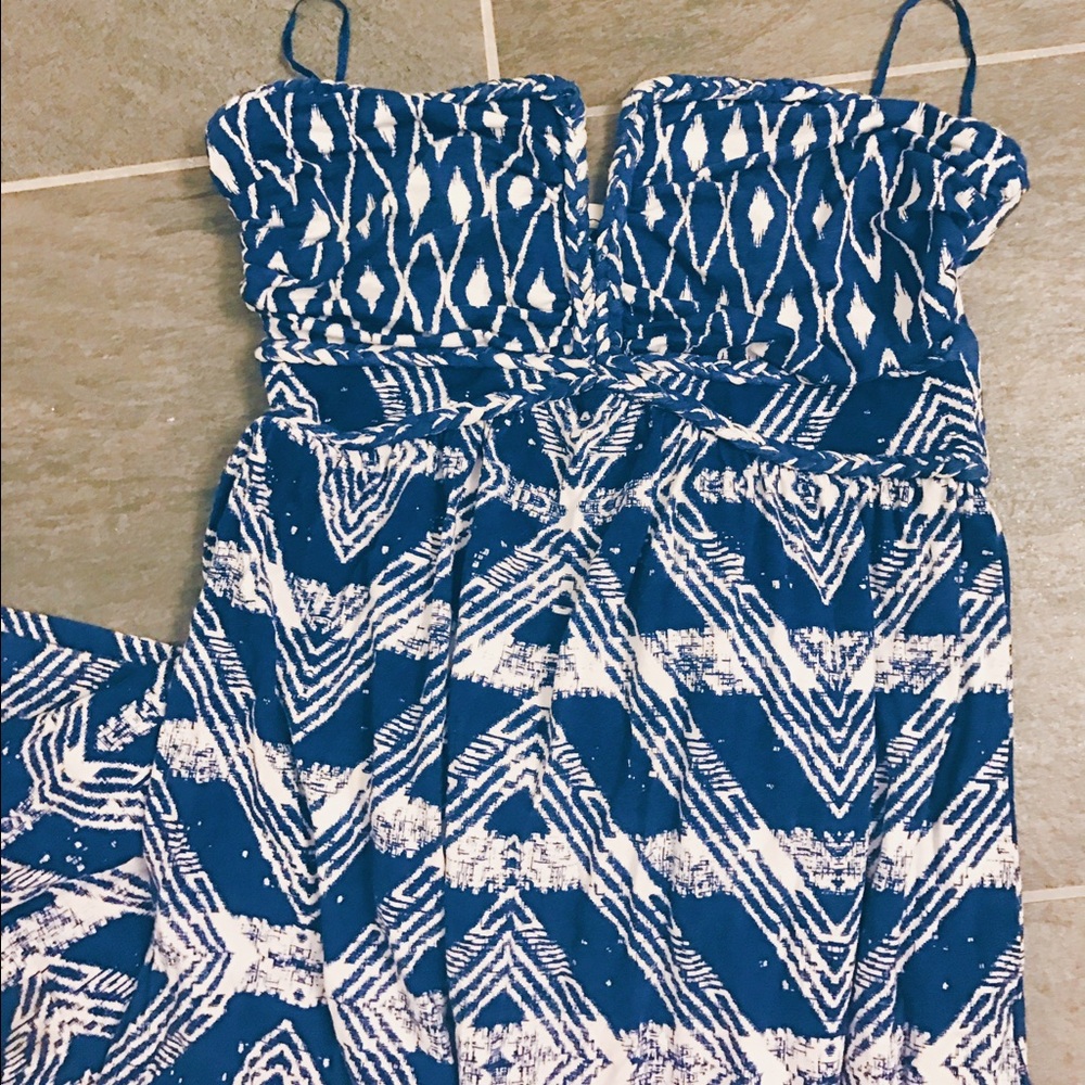 Guess strapless maxi dress