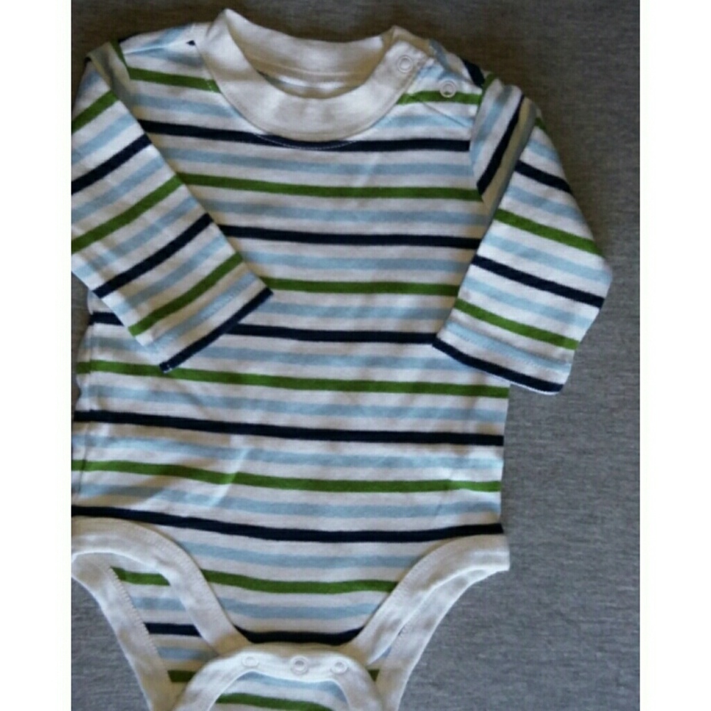 NB stripe onesie