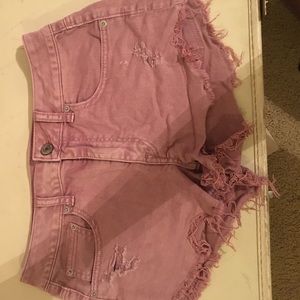 Pink shorts