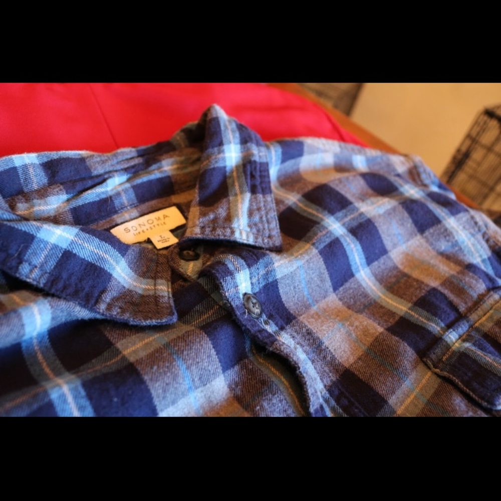 Blue flannel !