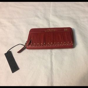Joes red fringe wallet