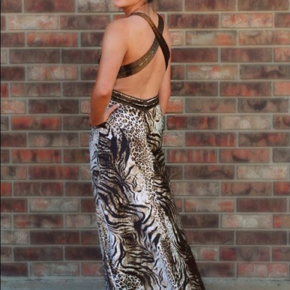 Floor length prom dress