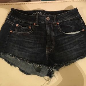 High waisted shorts