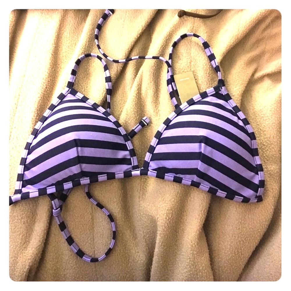 J.Crew Bikini top purple XS