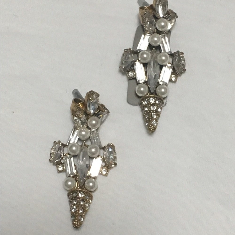 J. Crew Pearl Earrings