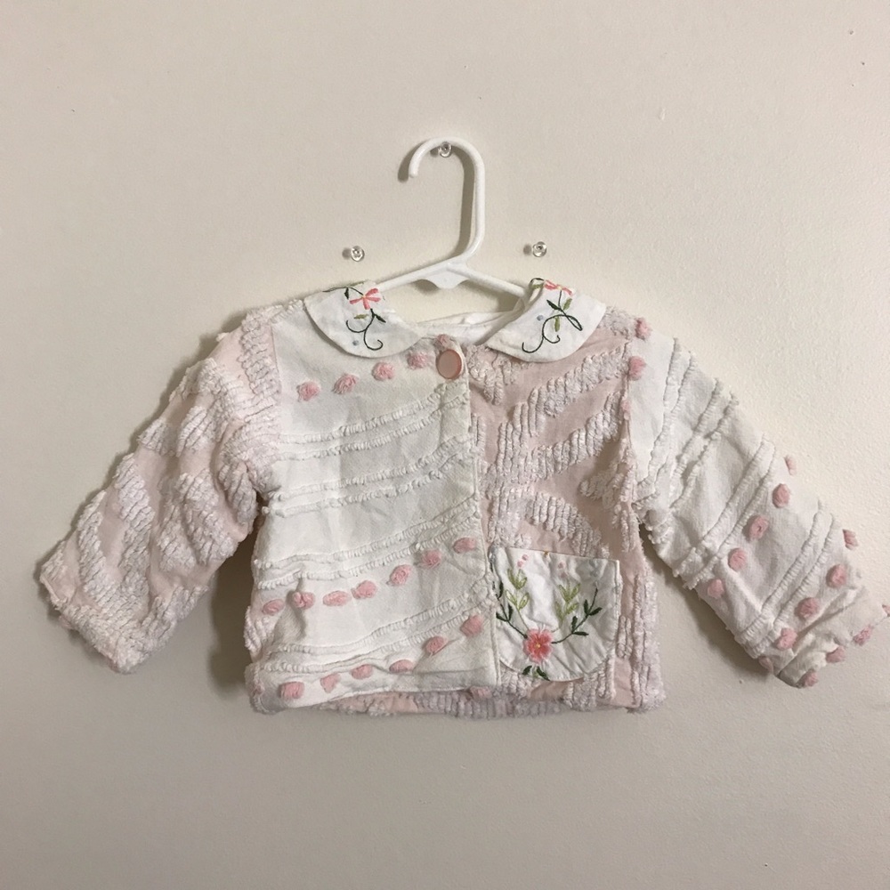 Rosy Pink Floral Cardigan
