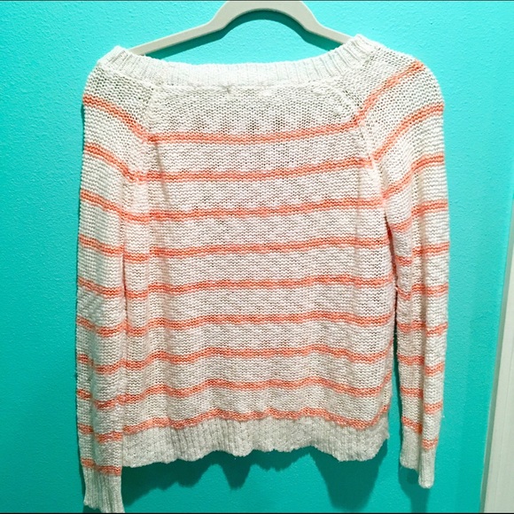 Orange Striped LF Sweater! - Picture 3 of 6