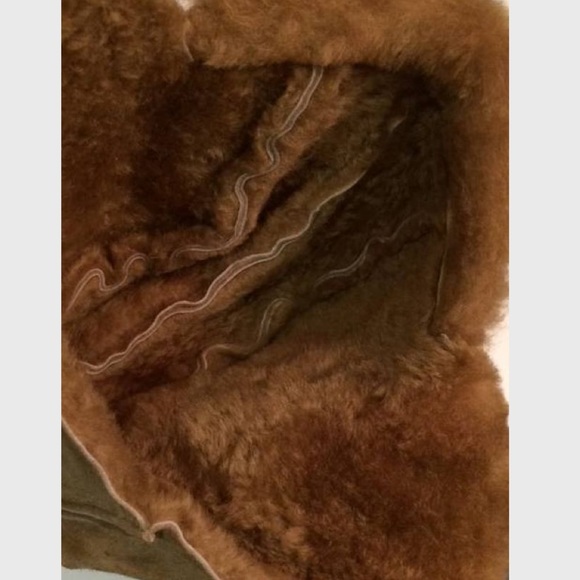 BARNEYS TOSCANA FUR SHEARLING TRAPPER AVIATOR HAT! - Picture 5 of 5