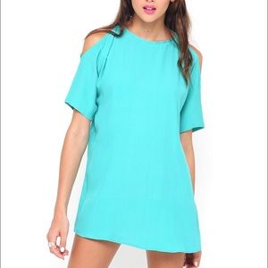 Cold Shoulder Tshirt Dress
