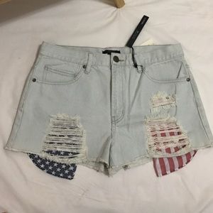 High waist shorts