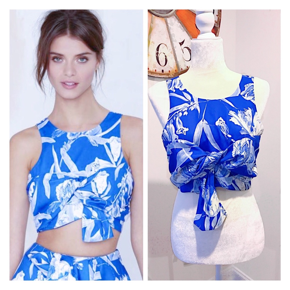 SALE!!! StyleStalker Blue Jasmine Crop Top 💙