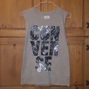 Grey converse tank