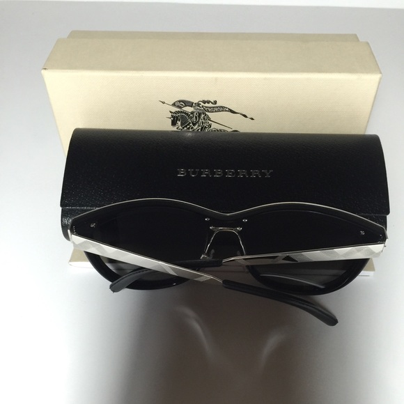 BURBERRY CAT EYE 3076Q BLACK SILVER METAL FRAME - Picture 2 of 4