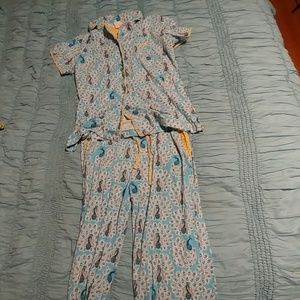 Munki munki large 2 pc pj set