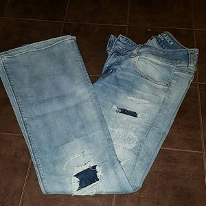 American Eagle Artist Flare jeans size 4 short