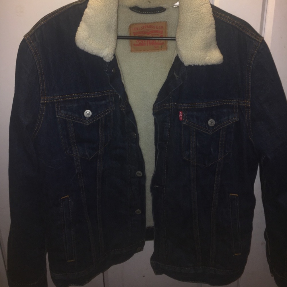 Levi's Sherpa lined denim jacket