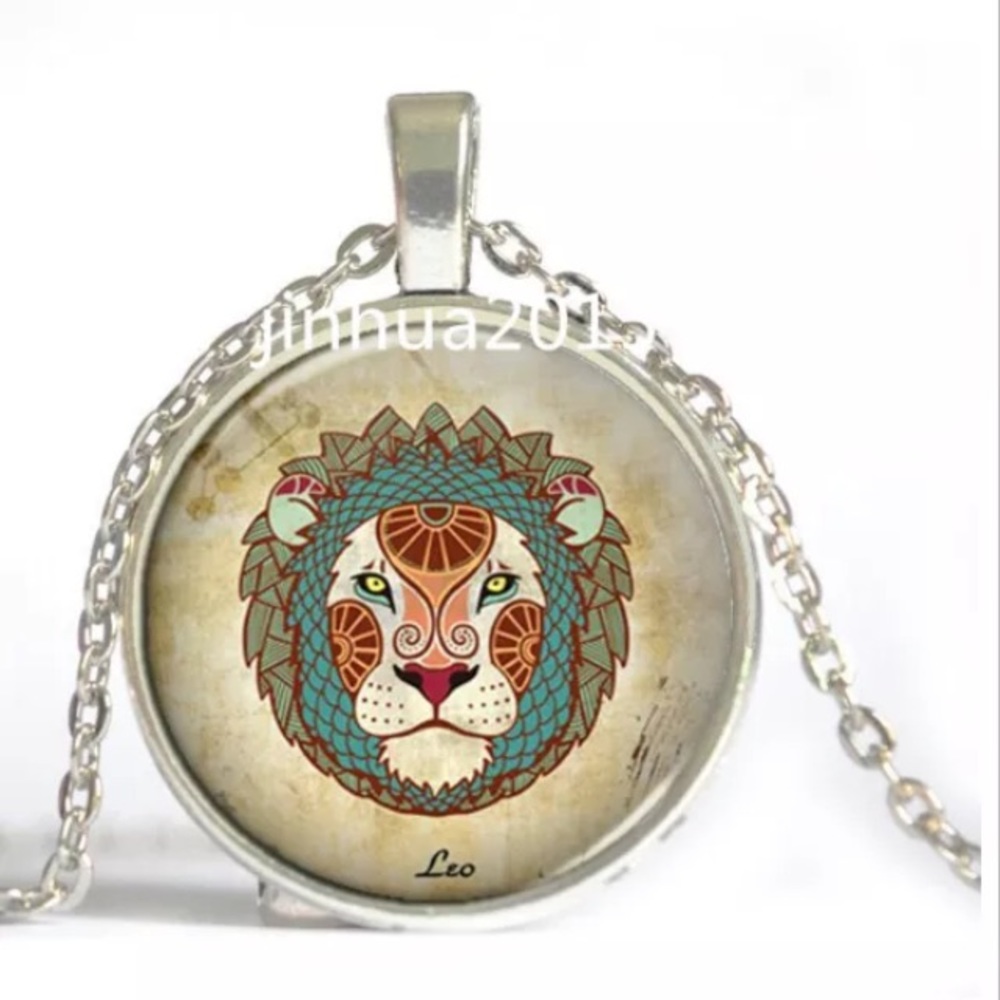 Zodiac Leo Pendant Set - Very Retro
