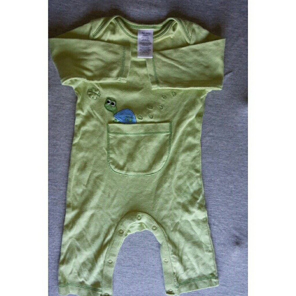3-6mos turtle playsuit