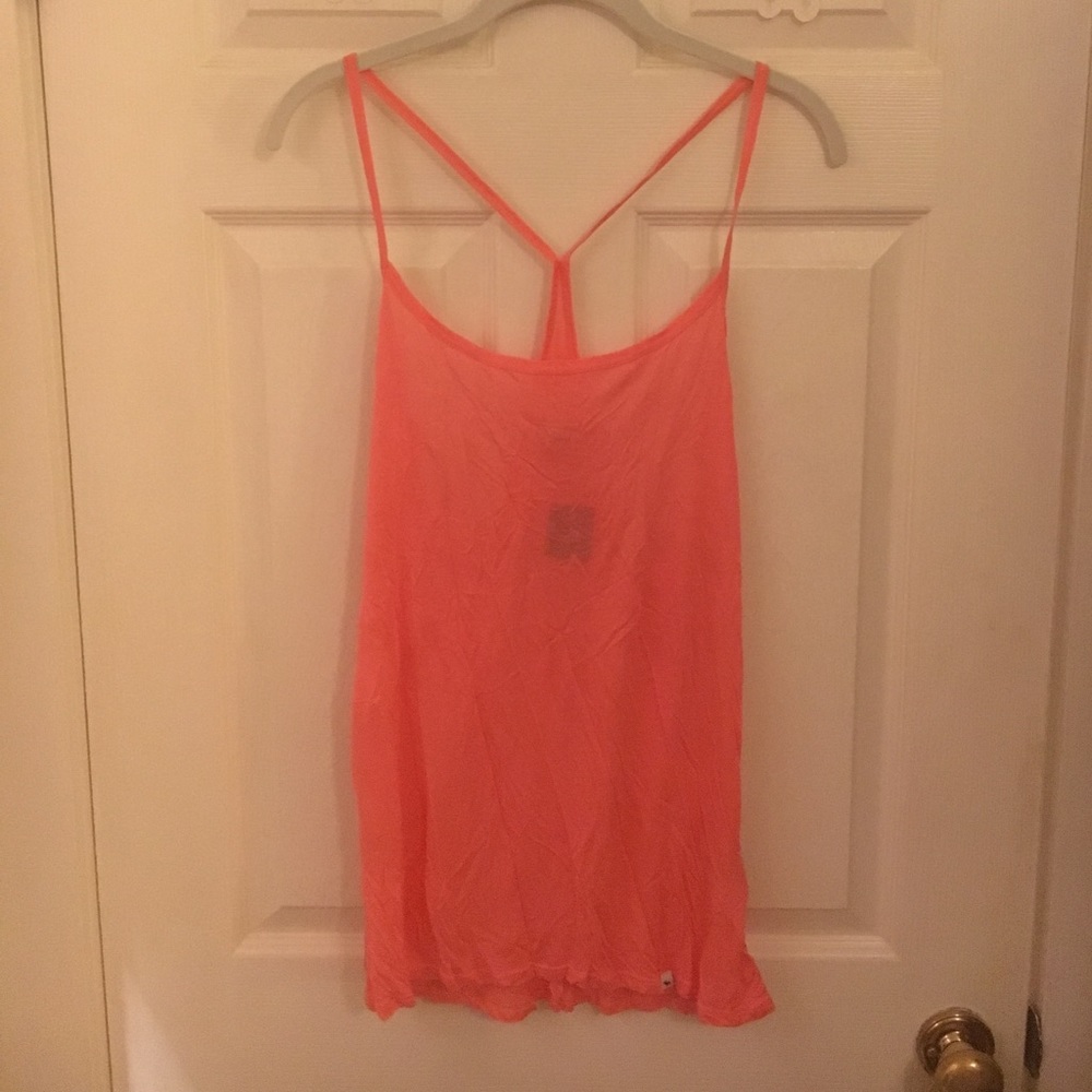 Abercrombie & Fitch orange racerback tank