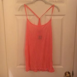 Abercrombie & Fitch orange racerback tank