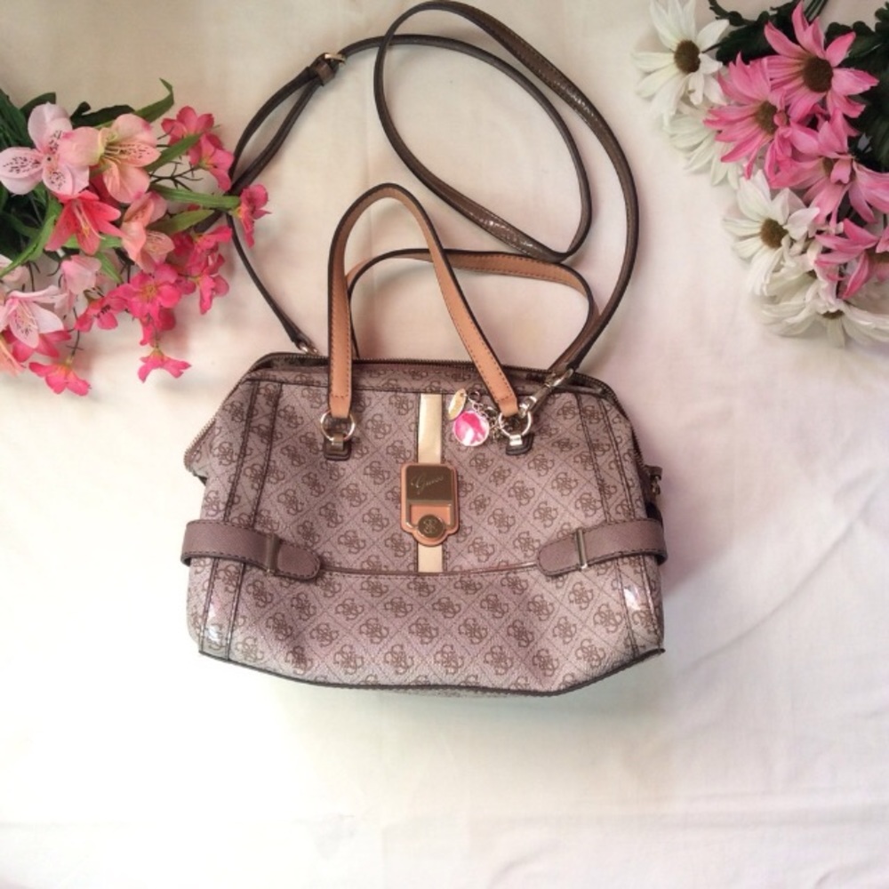 Guess printed crossbody bag SATCHEL handbag